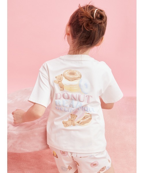 魅力の セール】【KIDS】ドーナツベアワンポイントTシャツ（ルーム ルームウェア・パジャマ