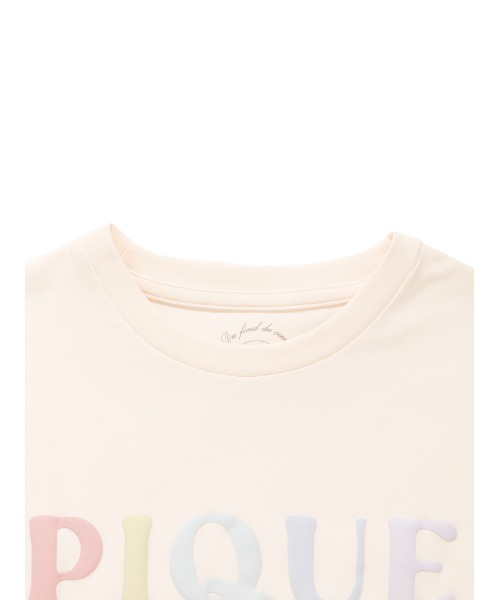 gelato pique(ジェラートピケ)の「【KIDS】ドーナツベアワンポイントTシャツ(ルームウェア/パジャマ・キッズ・クリーム/ピンク・90/100/110/120)」の19枚目の写真