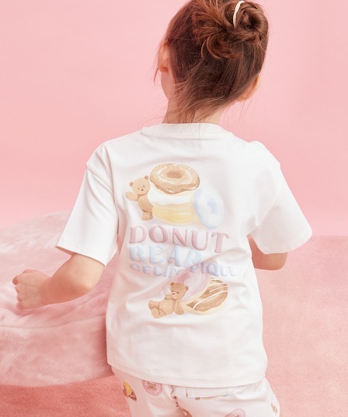 セール】【KIDS】ドーナツベアワンポイントTシャツ（ルーム