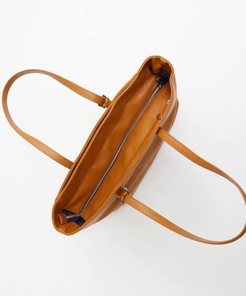 MEN'S MELROSE（メンズメルローズ）の「【PRO-SPERITY/プロスペリティ】トートバッグ |  PSAA-01（トートバッグ・メンズ・キャメル/ダークブラウン・9）」の11枚目の写真