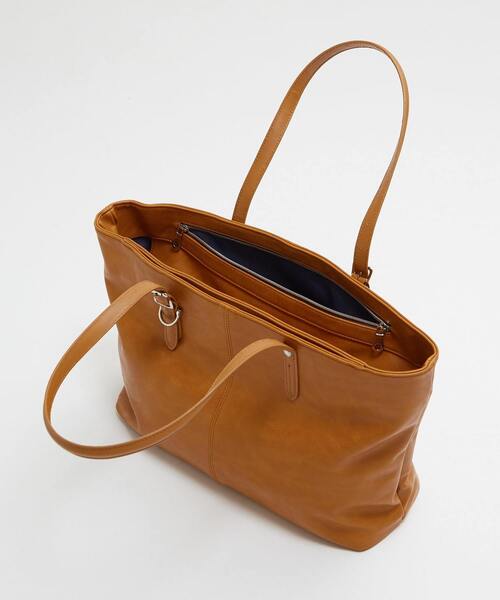 MEN'S MELROSE（メンズメルローズ）の「【PRO-SPERITY/プロスペリティ】トートバッグ |  PSAA-01（トートバッグ・メンズ・キャメル/ダークブラウン・9）」の9枚目の写真