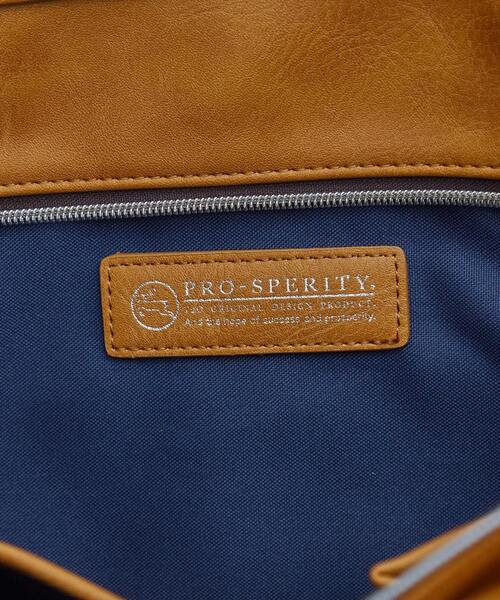 MEN'S MELROSE（メンズメルローズ）の「【PRO-SPERITY/プロスペリティ】トートバッグ |  PSAA-01（トートバッグ・メンズ・キャメル/ダークブラウン・9）」の7枚目の写真