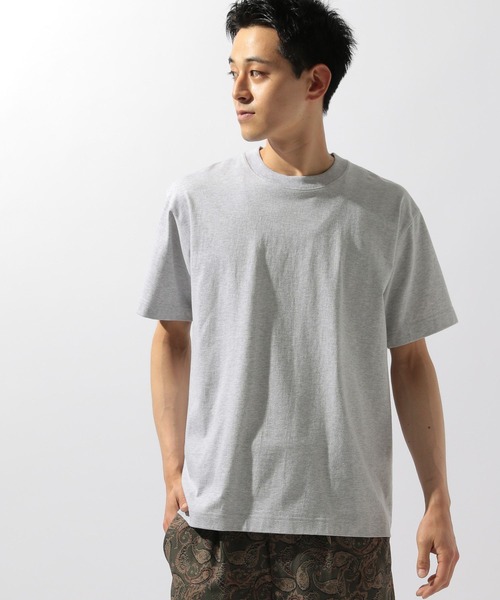 HANES(ヘインズ)の「【Hanes(ヘインズ)】別注BEEFY-T Tシャツ(Tシャツ/カットソー・メンズ・ホワイト/グレー/オリーブ/ブラック・MEDIUM/X-LARGE/LARGE)」の3枚目の写真