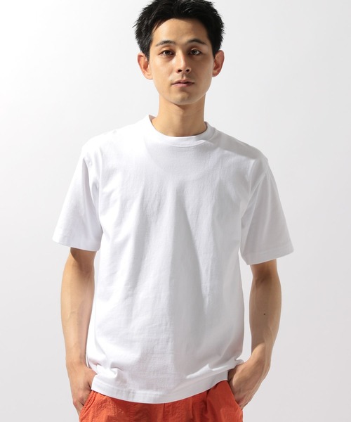 HANES(ヘインズ)の「【Hanes(ヘインズ)】別注BEEFY-T Tシャツ(Tシャツ/カットソー・メンズ・ホワイト/グレー/オリーブ/ブラック・MEDIUM/X-LARGE/LARGE)」の1枚目の写真