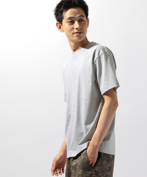 HANES(ヘインズ)の「【Hanes(ヘインズ)】別注BEEFY-T Tシャツ(Tシャツ/カットソー・メンズ・ホワイト/グレー/オリーブ/ブラック・MEDIUM/X-LARGE/LARGE)」の21枚目の写真