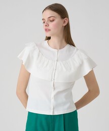 ANAYI | ケープスリーブ プルオーバー(ニット/セーター)