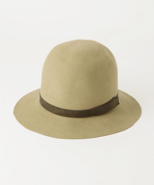 La Maison de Lyllis(メゾンドリリス)の「La Maison de Lyllisボーラーハット/L/M/d/L BOR HAT◆(ハット・レディース・ベージュ/オリーブ・フリー)」の2枚目の写真