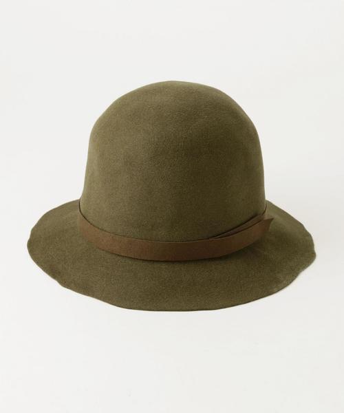 La Maison de Lyllis(メゾンドリリス)の「La Maison de Lyllisボーラーハット/L/M/d/L BOR HAT◆(ハット・レディース・ベージュ/オリーブ・フリー)」の1枚目の写真