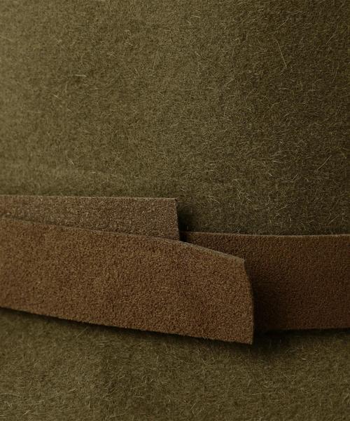 La Maison de Lyllis(メゾンドリリス)の「La Maison de Lyllisボーラーハット/L/M/d/L BOR HAT◆(ハット・レディース・ベージュ/オリーブ・フリー)」の4枚目の写真