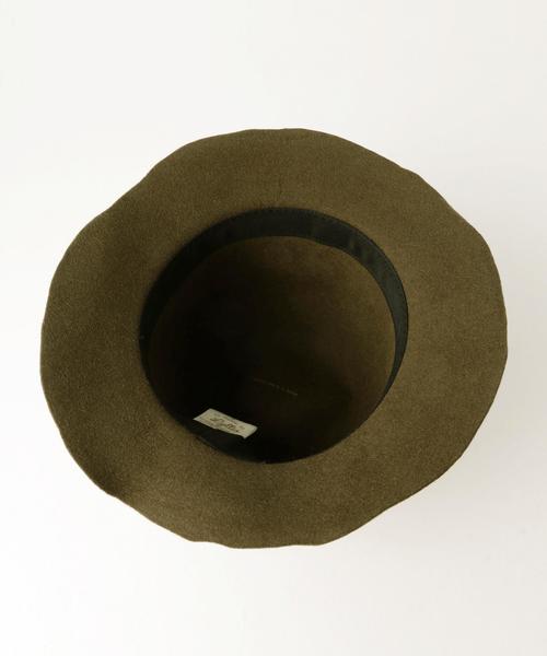 La Maison de Lyllis(メゾンドリリス)の「La Maison de Lyllisボーラーハット/L/M/d/L BOR HAT◆(ハット・レディース・ベージュ/オリーブ・フリー)」の5枚目の写真