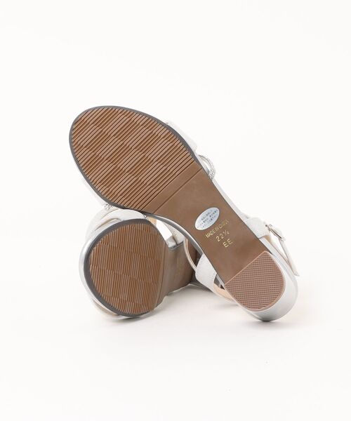 Riz raffinee（リズラフィーネ）の「ラインストーン付サンダル（サンダル・レディース・シルバー/ベージュ系その他7/ブラック系その他3・24cm/23cm/24.5cm/23.5cm/22.5cm）」の13枚目の写真