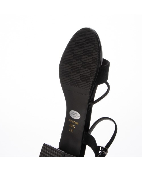 Riz raffinee（リズラフィーネ）の「ラインストーン付サンダル（サンダル・レディース・シルバー/ベージュ系その他7/ブラック系その他3・24cm/23cm/24.5cm/23.5cm/22.5cm）」の17枚目の写真