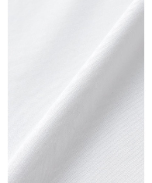 Perfect Suit FActory(パーフェクトスーツファクトリー)の「コットン 半袖Tシャツ ホワイト/ブラック(Tシャツ/カットソー・メンズ・ブラック/ホワイト・M/L)」の11枚目の写真