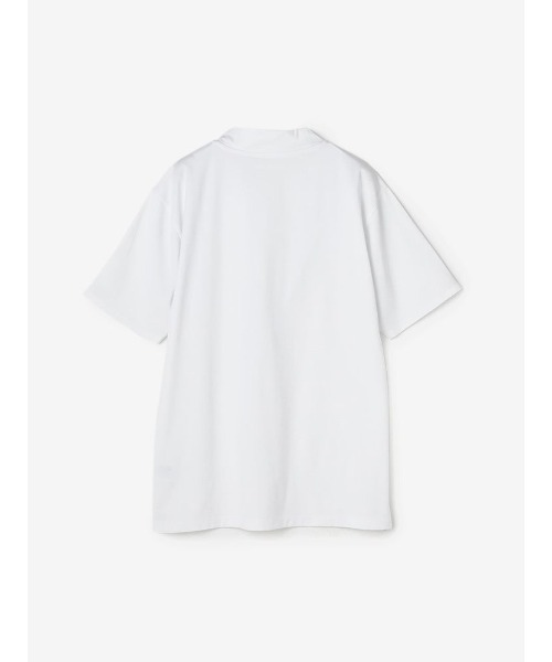 Perfect Suit FActory(パーフェクトスーツファクトリー)の「コットン 半袖Tシャツ ホワイト/ブラック(Tシャツ/カットソー・メンズ・ブラック/ホワイト・M/L)」の10枚目の写真