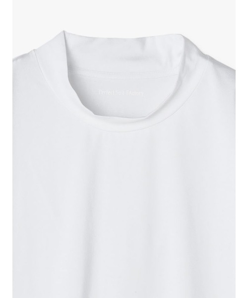 Perfect Suit FActory(パーフェクトスーツファクトリー)の「コットン 半袖Tシャツ ホワイト/ブラック(Tシャツ/カットソー・メンズ・ブラック/ホワイト・M/L)」の9枚目の写真