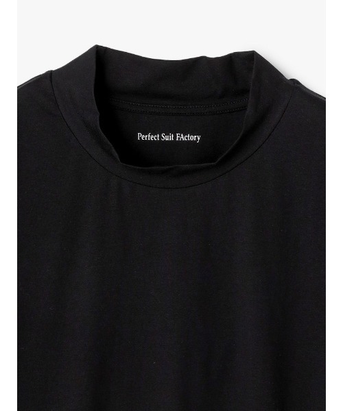 Perfect Suit FActory(パーフェクトスーツファクトリー)の「コットン 半袖Tシャツ ホワイト/ブラック(Tシャツ/カットソー・メンズ・ブラック/ホワイト・M/L)」の4枚目の写真