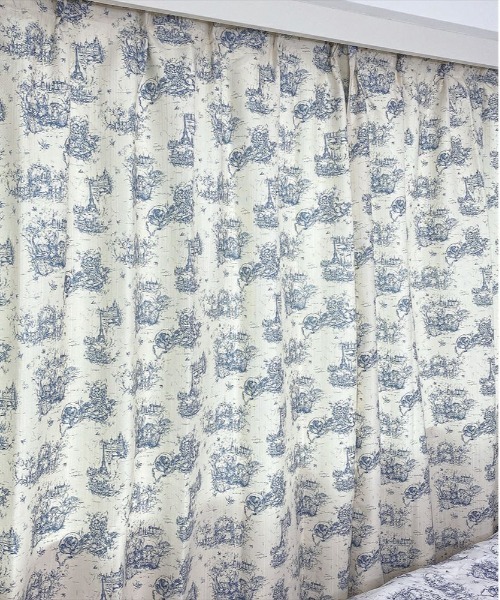 パリトワル柄カーテン/F i.n.t HOME【遮光カーテン】/fint　フィント