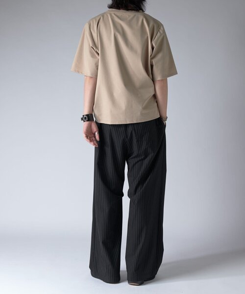 Lui's(ルイス)の「ノウルポケットT(Tシャツ/カットソー・メンズ・ベージュ/ホワイト/ブラック・S/M)」の5枚目の写真