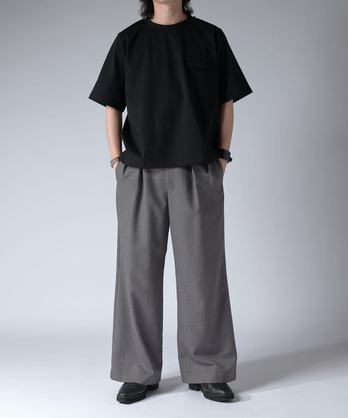 Lui's(ルイス)の「ノウルポケットT(Tシャツ/カットソー・メンズ・ベージュ/ホワイト/ブラック・S/M)」の17枚目の写真