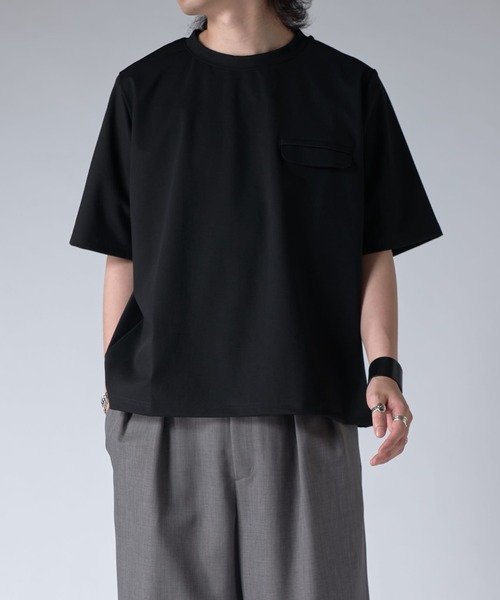 Lui's(ルイス)の「ノウルポケットT(Tシャツ/カットソー・メンズ・ベージュ/ホワイト/ブラック・S/M)」の14枚目の写真