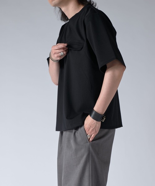 Lui's(ルイス)の「ノウルポケットT(Tシャツ/カットソー・メンズ・ベージュ/ホワイト/ブラック・S/M)」の15枚目の写真