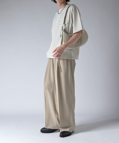 Lui's(ルイス)の「ノウルポケットT(Tシャツ/カットソー・メンズ・ベージュ/ホワイト/ブラック・S/M)」の13枚目の写真