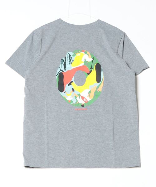 THE NORTH FACE(ザノースフェイス)の「ザ ノース フェイス THE NORTH FACE S/S ES Circulation Tee_ショートスリーブイーエスサーキュレーションティー(Tシャツ/カットソー・レディース・ホワイト/ブラック/グレー・S/M/L/XL)」の6枚目の写真