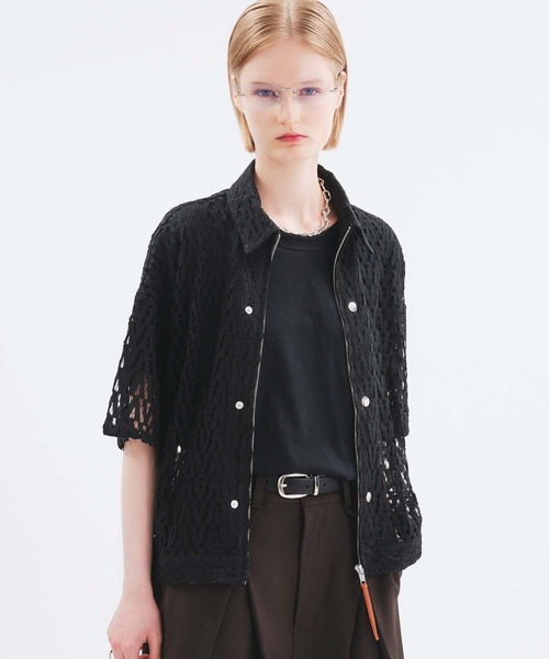 CORDLESS ZIP-UP SHIRT JACKET/コードレースジップアップシャツ