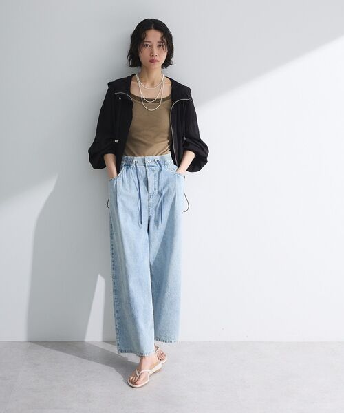 ELENCARE DUE（エレンカーレデュエ）の「・ELENCARE DUE シアーマウンテンパーカー（マウンテンパーカー・レディース・グリーン/チャコールグレー/オフホワイト/ブラック・FREE）」の20枚目の写真