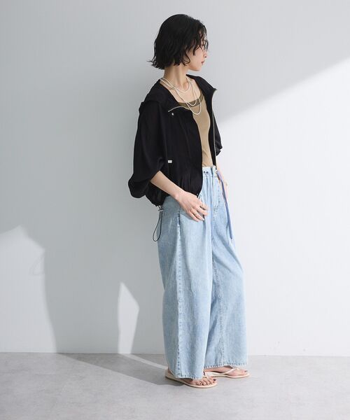 ELENCARE DUE（エレンカーレデュエ）の「・ELENCARE DUE シアーマウンテンパーカー（マウンテンパーカー・レディース・グリーン/チャコールグレー/オフホワイト/ブラック・FREE）」の21枚目の写真