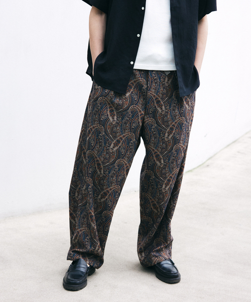 JOURNAL STANDARD(ジャーナルスタンダード)の「RIRANCHA / リランチェ オーバーパンツ(その他パンツ・メンズ・ブラック/ブラック系その他/ベージュ/ベージュ系その他・SMALL/LARGE/MEDIUM)」の4枚目の写真