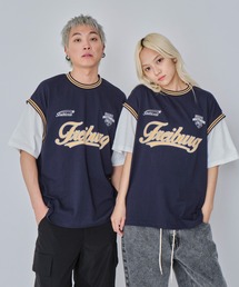 WEGO/フェイクタンクグラフィックT
