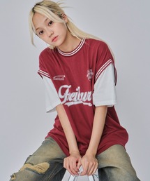 WEGO/フェイクタンクグラフィックT