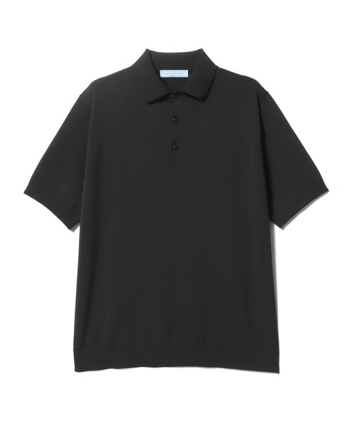 ESTNATION（エストネーション）の「ESTNATION / ウォッシャブル ニットポロシャツ（ポロシャツ・メンズ・ブラック/カーキ/オフホワイト/ネイビー・X-LARGE/MEDIUM/SMALL/LARGE）」の13枚目の写真