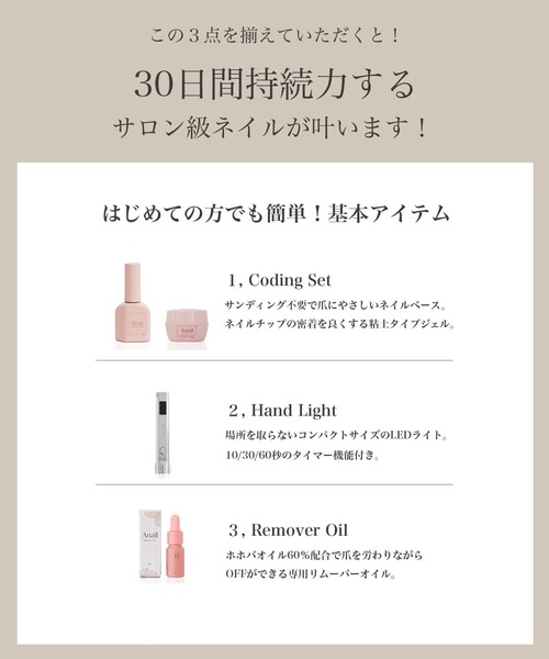 【Anail】スターターセット（ネイルチップ付）ピンクチークマグネットワンホン 当日発送】3D水光ネイルピンクチークマグネットフレンチワンホン