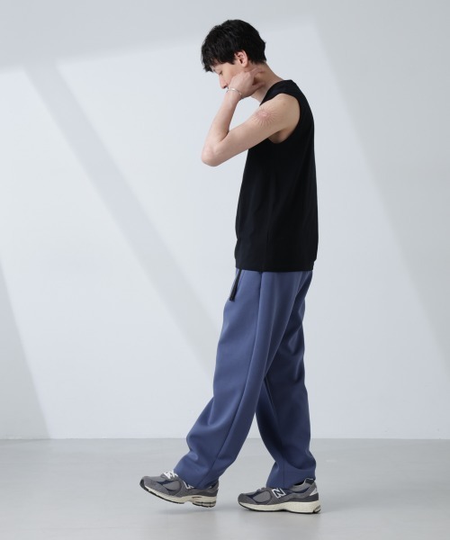 NANO universe（ナノユニバース）の「「NJ/CLUB」 ベーシック ノースリーブ（タンクトップ・メンズ・ブラック/ホワイト/ブラウン・L/M/S）」の16枚目の写真