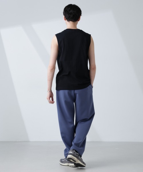 NANO universe（ナノユニバース）の「「NJ/CLUB」 ベーシック ノースリーブ（タンクトップ・メンズ・ブラック/ホワイト/ブラウン・L/M/S）」の17枚目の写真