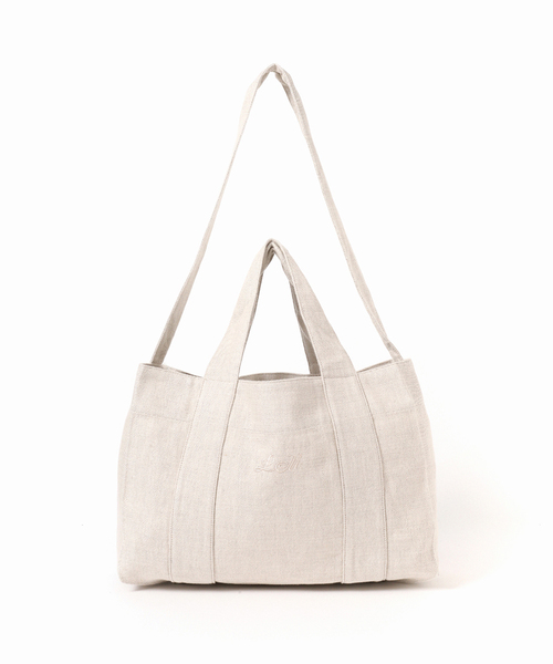 loomer LINEN CANVAS BAG BODER リネンバッグ リネンLOOMER LINEN CANVAS BAG BODER