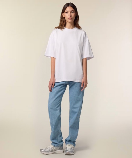 THRIFTY LOOK(スリフティールック)の「Stanley/Stella / スタンレーステラ Blaster 2.0 (SATU020) オーガニックコットン 無地 ミディアムウェイト オーバーサイズ Tシャツ(Tシャツ/カットソー・メンズ・オリーブ/ブラック/ホワイト/オリーブドラブ/ナチュラル・LARGE/X-LARGE/MEDIUM)」の8枚目の写真