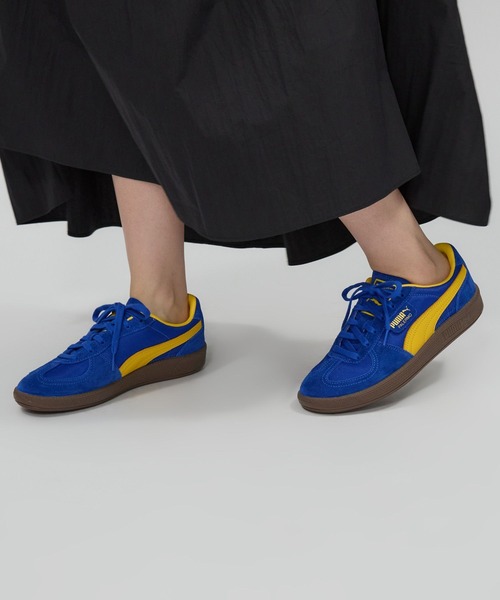 JEANASIS PUMA パレルモヴィンテージ ブルー 箱無し PUMA公式】ユニセックス パレルモ ヴィンテージ スニーカー