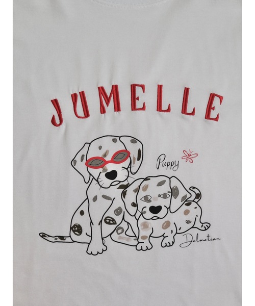 tシャツ JM dog T レディース JM dog T（Tシャツ/カットソー）｜jumelle（ジュメロ）の