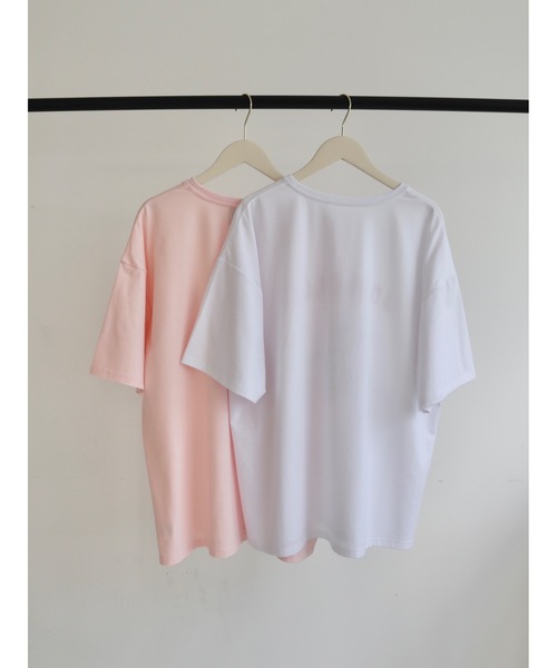 JUMELLE(ジュメロ)の「JM dog T(Tシャツ/カットソー・レディース・ホワイト/ピンク・FREE)」の4枚目の写真