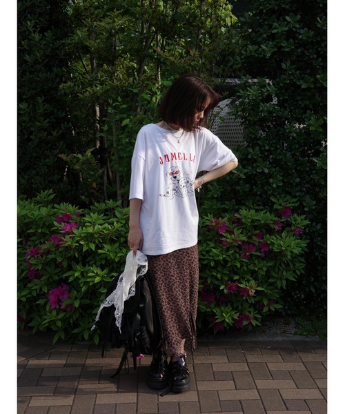 JUMELLE(ジュメロ)の「JM dog T(Tシャツ/カットソー・レディース・ホワイト/ピンク・FREE)」の14枚目の写真