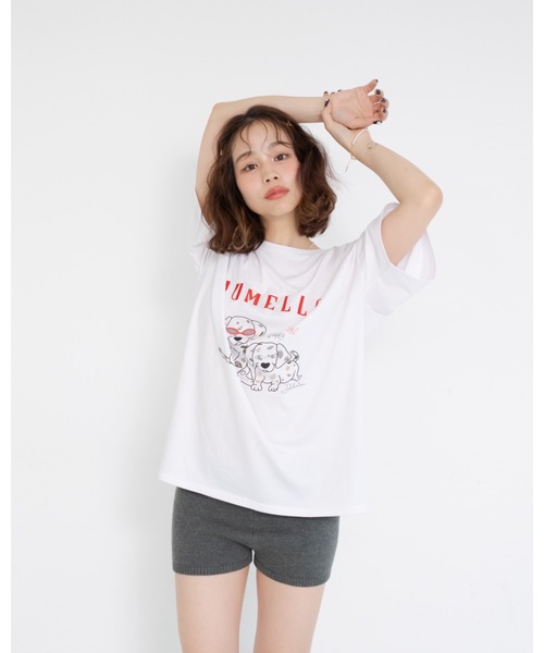 tシャツ JM dog T レディース JM dog T（Tシャツ/カットソー）｜jumelle（ジュメロ）の