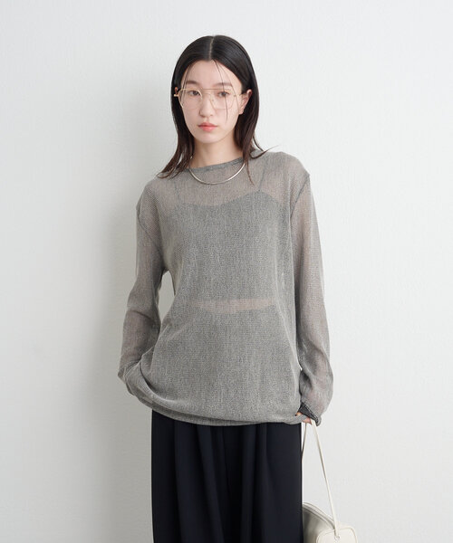 tシャツ 2WAYメッシュカーディガン レディース Omekashi tシャツ 2WAYメッシュカーディガン レディース