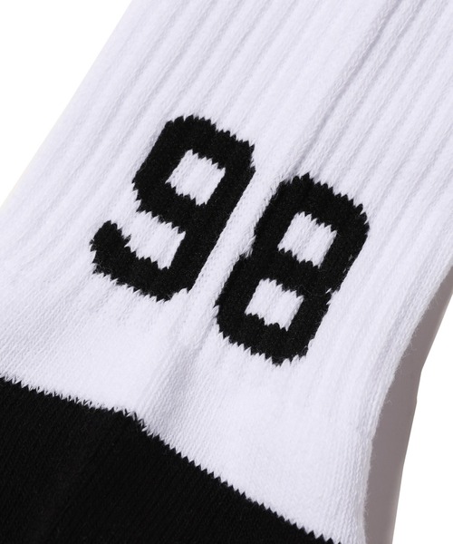 RUDIE'S(ルーディーズ)の「"LK98" SOCKS(ソックス/靴下・メンズ・ホワイト×ブラック・FREE)」の4枚目の写真