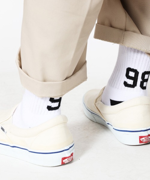 RUDIE'S(ルーディーズ)の「"LK98" SOCKS(ソックス/靴下・メンズ・ホワイト×ブラック・FREE)」の3枚目の写真