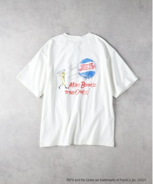 Right-on(ライトオン)の「【 限定展開 】 「 PEPSI 」プリント T シャツ(Tシャツ/カットソー・レディース・その他7/ブラック/その他6/ホワイト/その他1/その他5/その他2/その他3・M/L)」の5枚目の写真