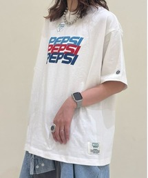 DISCUS ATHLETIC(ディスカスアスレチック)【レディース】【 限定展開 】 「 PEPSI 」プリント T シャツ