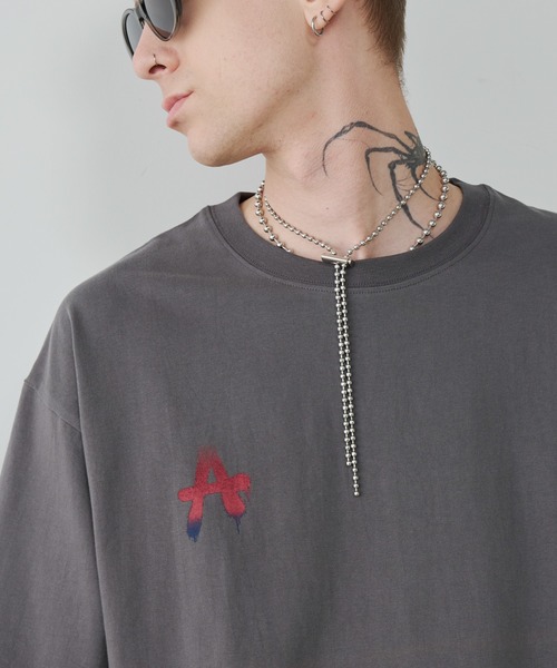 AIVER(アイバー)の「AIVER AグラデーションS/S TEE(Tシャツ/カットソー・メンズ・ホワイト/ブラック/チャコールグレー/アッシュグレー・SMALL/MEDIUM/LARGE)」の22枚目の写真